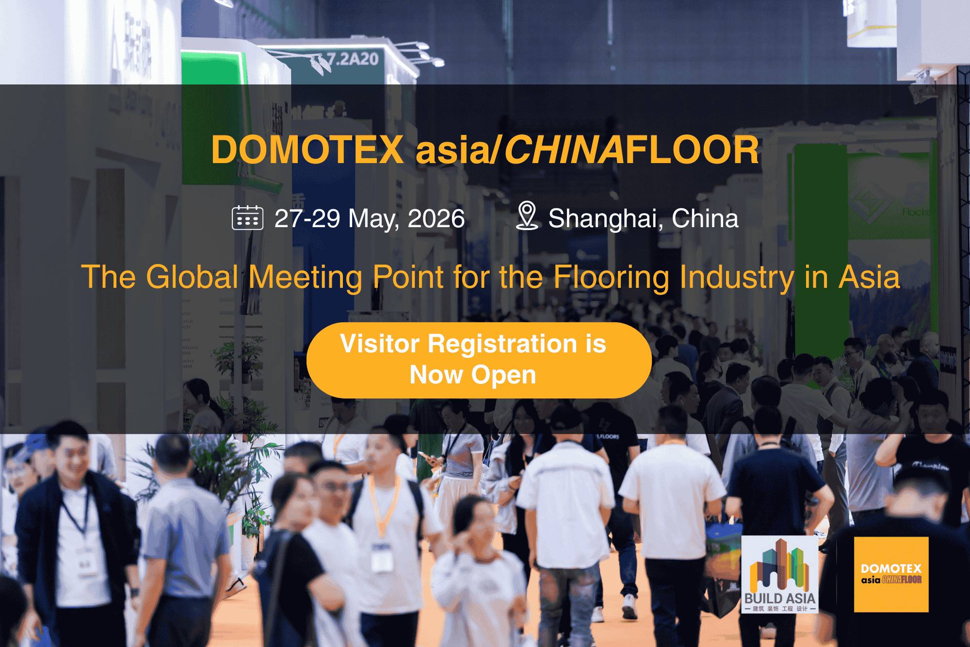 Visitor registration now open for DOMOTEX asia/CHINAFLOOR 2026